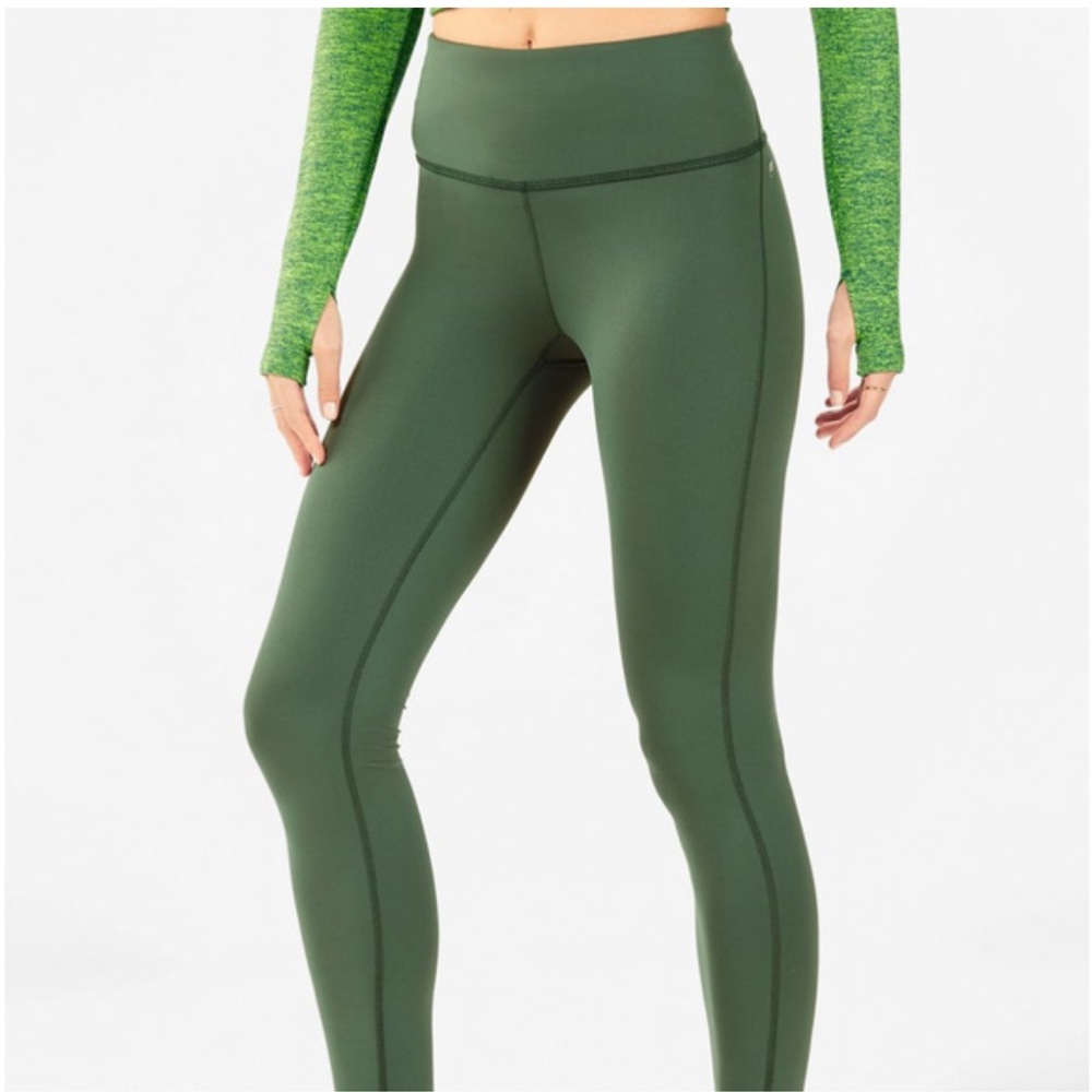 NWT Fabletics Green Cold Weather Legging 1X
